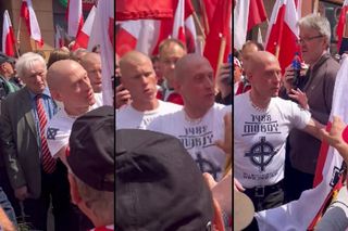 Awantura na marszu Nawrockiego! „Neonaziści weszli w tłum”