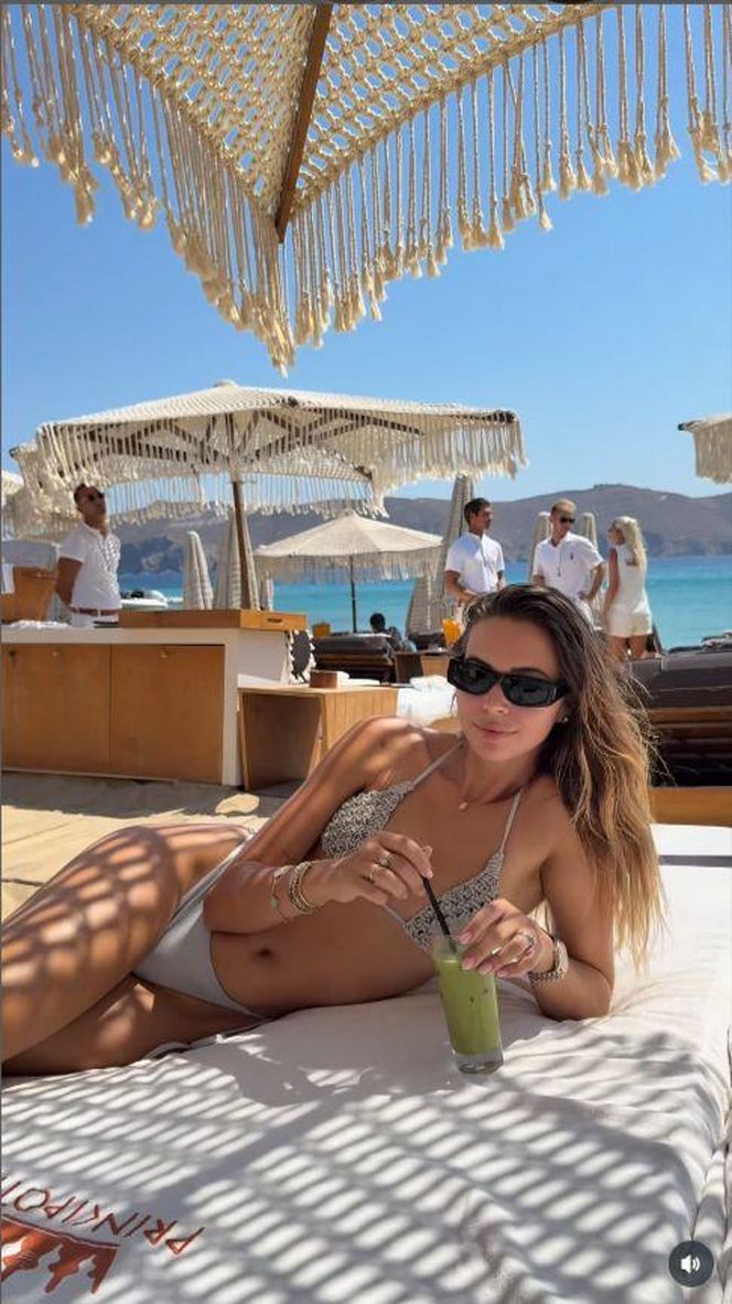 Sandra Kubicka wypoczywa na Mykonos