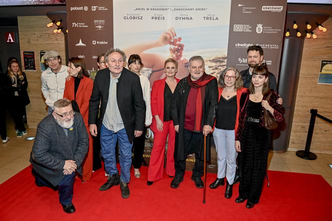 Krzysztof Globisz na premierze filmu "Prawdziwe życie aniołów"