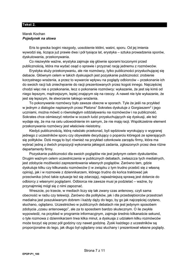 Matura 2025 FORMUŁA 2015