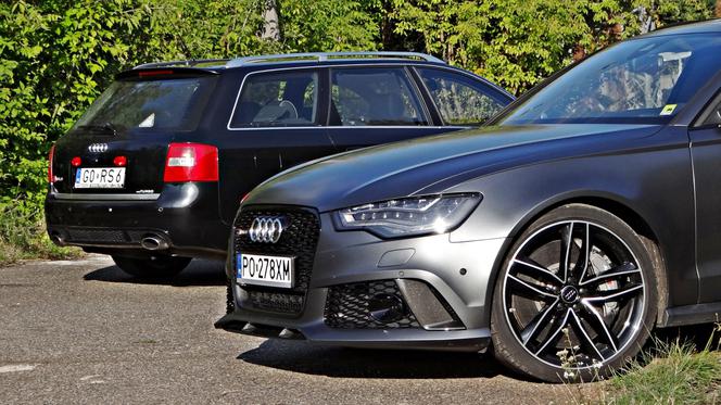 Audi RS6 Avant C7 (2014 r.) vs. Audi RS6 Avant C5 (2003 r.)