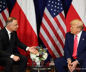 Prezydent Andrzej Duda spotkał się z Donaldem Trumpem