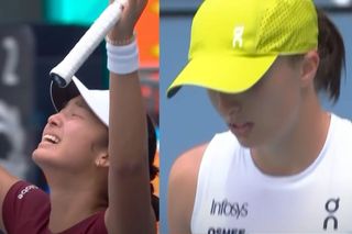 Łzy po zakończeniu Iga Świątek - Alexandra Eala. Ogromne emocje po meczu Miami Open. Polka odpadła z turnieju