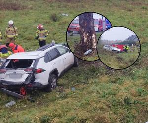 Śmiertelny wypadek pod Zgierzem! 34-latka leżała poza pojazdem 