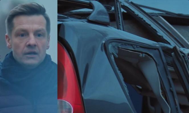 M jak miłość, odcinek 1652: Paweł umrze ze strachu o Frankę! Na widok zniszczonego samochodu po wypadku będzie miał łzy w oczach`- ZDJĘCIA