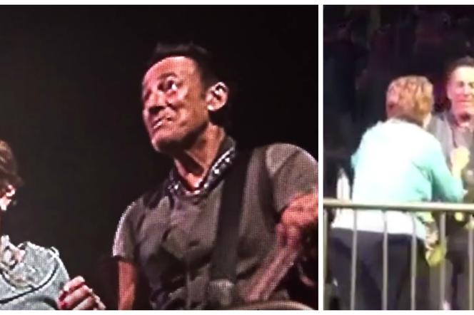 Bruce Springsteen z matką na scenie