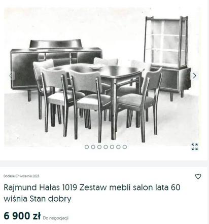 Komplet stołowy typ 1019 