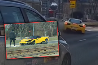 PRZYKOZACZYŁ przy kolegach i ROZBIŁ kosmiczne Ferrari! Wiemy, jak doszło do WYPADKU - WIDEO