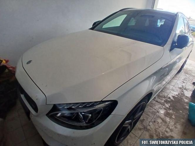 Odzyskali mercedesa skradzionego w Niemczech. Za kierownicą 37-letni starachowiczanin