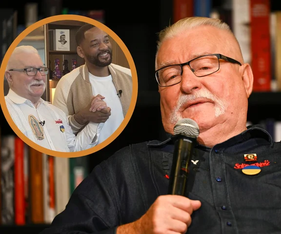 Co za spotkanie! Will Smith przybił piątkę z Lechem Wałęsą