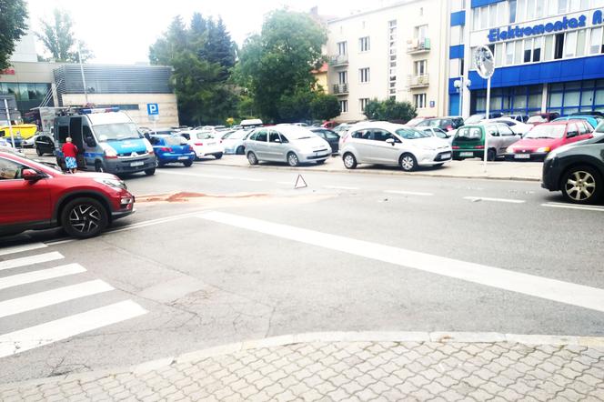 Wypadek na ul. Słowackiego w Rzeszowie