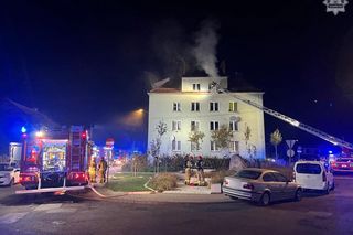 Pożar w centrum Tarnowskich Gór. Jedna osoba poszkodowana