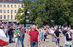 Manifestacja 4 czerwca na placu Solidarności w Szczecinie