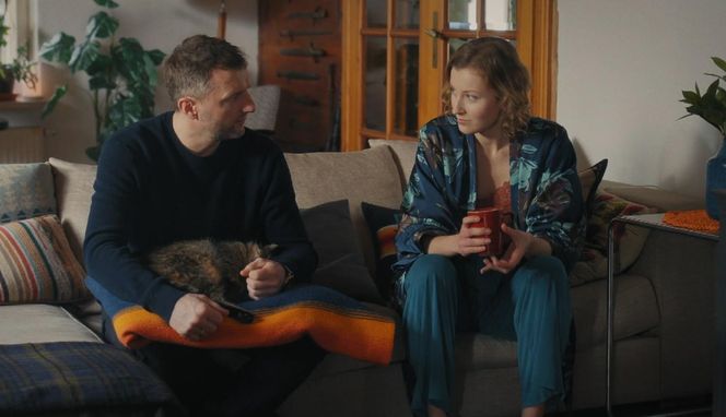 M jak miłość odc. 1869. Natalka (Dominika Suchecka), Bartek (Arkadiusz Smoleński)