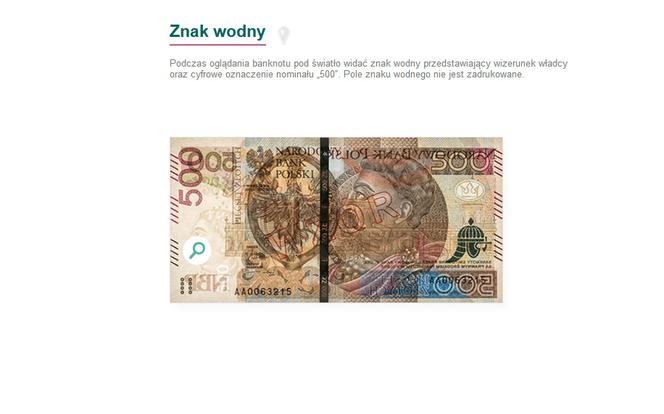 Banknot 500 złotych. Jak poznać czy jest prawdziwy?
