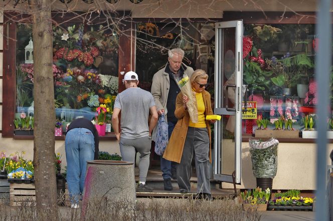 Barbara Bursztynowicz na spacerze