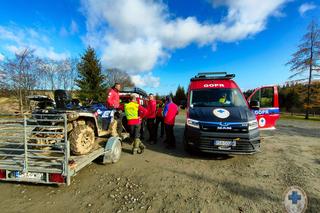 Akcja poszukiwawcza w Bieszczadach [GALERIA]