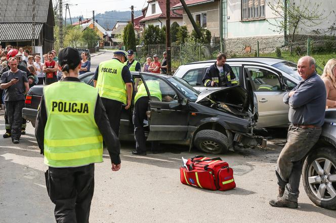 Wypadek w Łapszach Niżnych