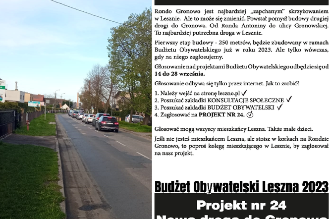 korek na Gronowskiej