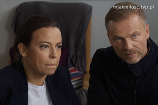 M jak miłość odc. 1701. Andrzej Budzyński (Krystian Wieczorek), Magda (Anna Mucha)