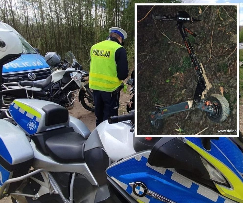 Koszmarny wypadek na hulajnodze. Nastolatka w ciężkim stanie trafiła do szpitala