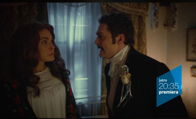 Zniewolona. Grigorij Czerwiński (Michaił Gawriłow), Sofia Kosacz (Olga Sumska)