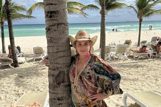 Danuta Martyniuk kusi nóżką w Meksyku