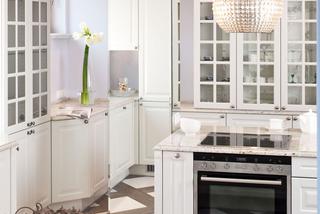 PIĘKNY salon z kuchnią w kolorze BŁĘKITU