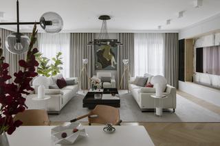 Przestronne i eleganckie mieszkanie. Stonowane kolory, naturalne materiały