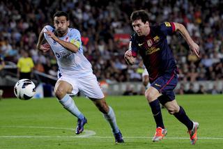 Leo Messi w trakcie meczu zrugał Davida Villę - WIDEO