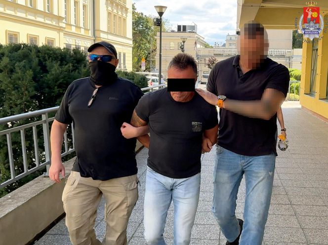 „Słowik” znowu za kratami! Gangster zatrzymany za wymuszenie haraczu w Warszawie