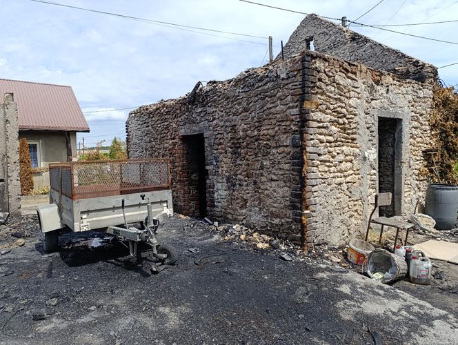 W pożarze stracili dorobek życia 