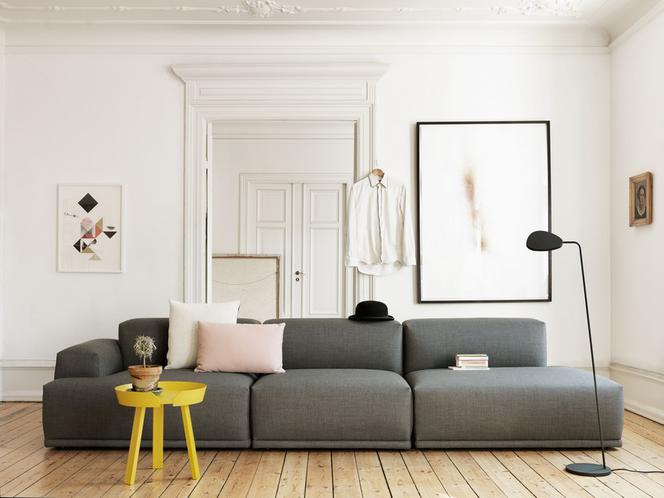Wygodna sofa w stylu skandynawskim