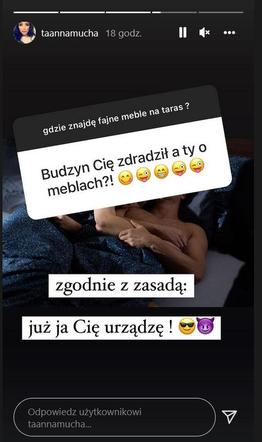 Anna Mucha na Instagramie o zdradzie Andrzeja Budzyńskiego