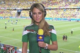 Mundial 2014. Piękna Vanessa Huppenkothen gwiazdą meczu Brazylia - Meksyk [ZDJĘCIA]