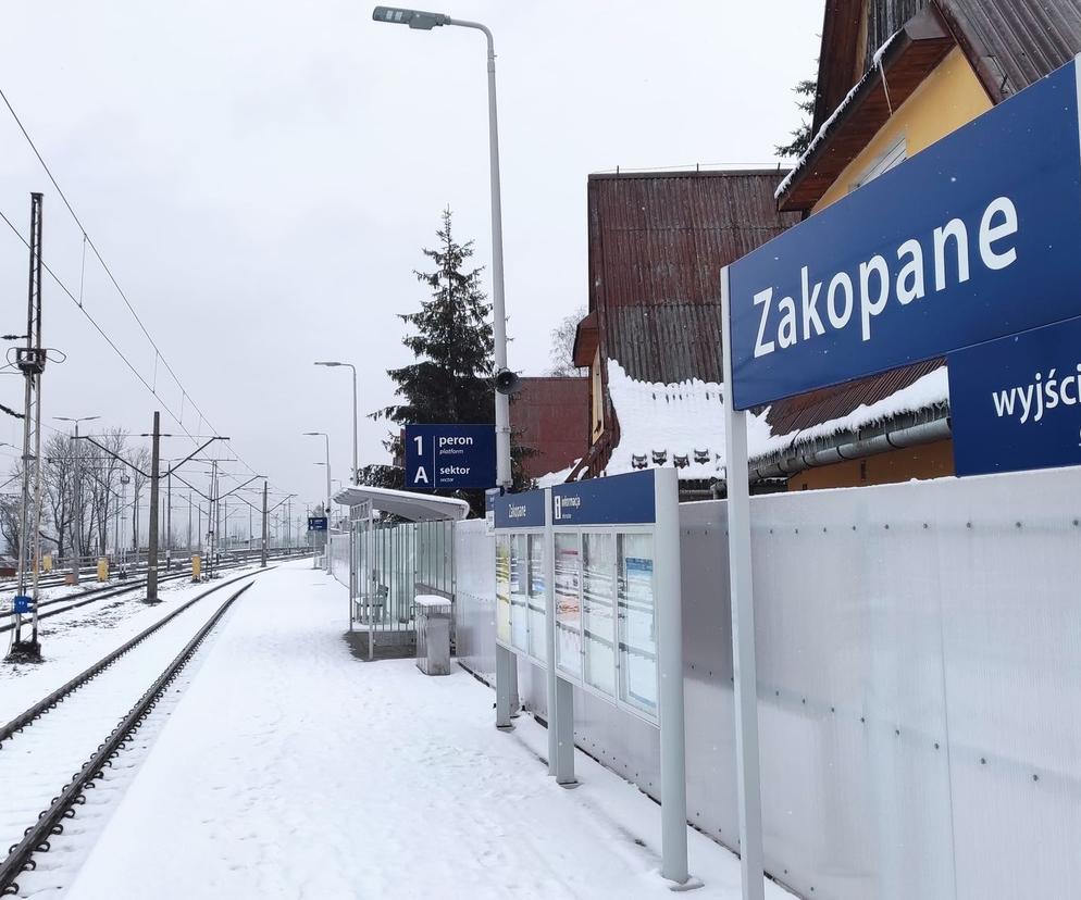 Tymczasowa stacja kolejowa na zakopiańskiej Spyrkówce