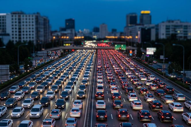 Gigantyczne korki przy Arkadii. Co sparaliżowało Warszawę w sobotę?