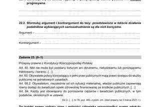 Matura 2021: WOS. Pytania, arkusze CKE, zadania [Matura 11.05.2021]