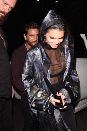 Kendall Jenner i Scott Disick w Cannes
