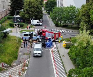 Wybuch samochodu w Zielonej Górze