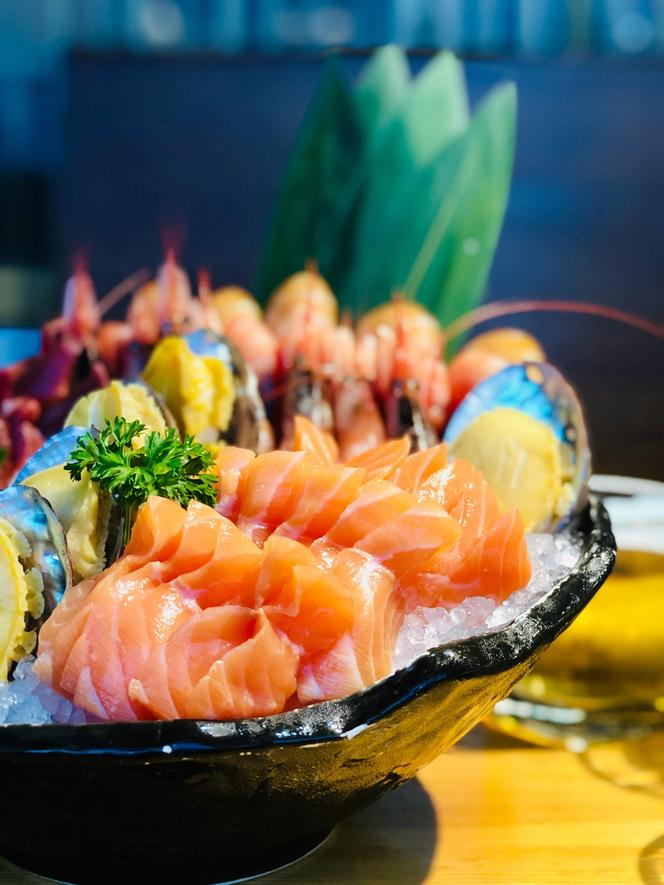 Sashimi, czyli kawałki surowej ryby 