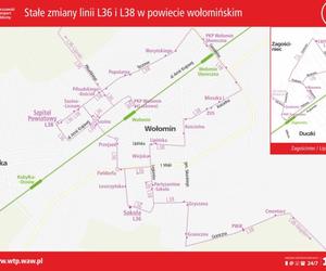 Zmiany w komunikacji powiecie wołomińskim