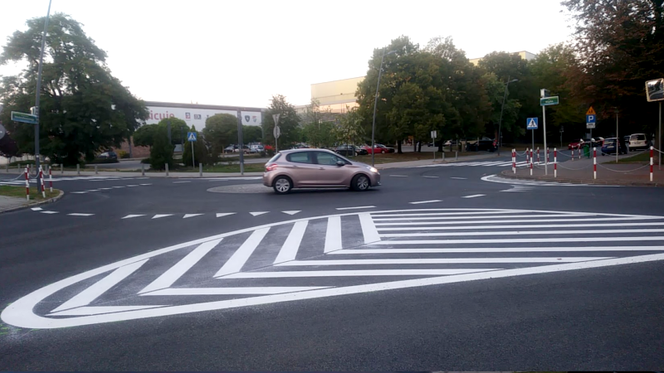 Nowe rondo u zbiegu ulic Wąskiej i Niedziałkowskiego