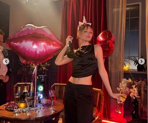 Barwy szczęścia na planie. Justin (Jasper Sołtysiewicz), Ola (Michalina Robakiewicz)