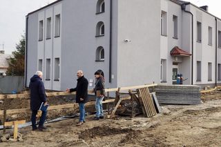 Rozbudowa szpitala w Chmielniku koło Kielc. Luty 2025