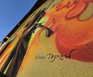 Niezwykły mural strażaków OSP w Tuligłowach