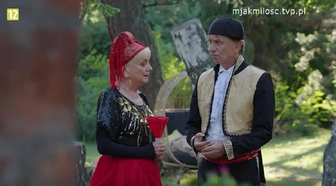 	M jak miłość odc. 1691. Zofia Kisielowa (Małgorzata Rożniatowska), Robert Żak (Krzysztof Tyniec) 