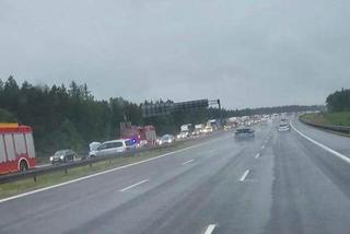 Wypadek na autostradzie A1 w Czerwionce-Leszczynach