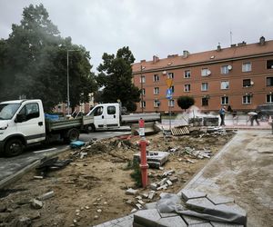 Końcówka remontu ulicy Racławickiej w Lesznie 