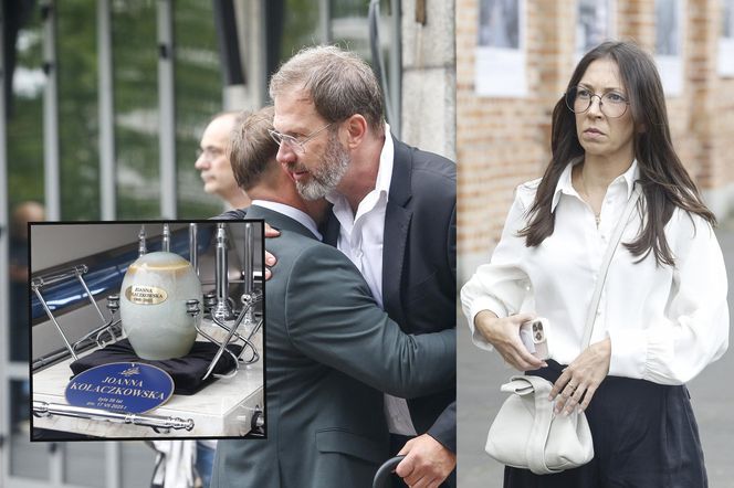 Pogrzeb Joanny Kołaczkowskiej. Tak pożegnali ją przyjaciele z kabaretu. Borek wyjątkowo smutna i elegancka